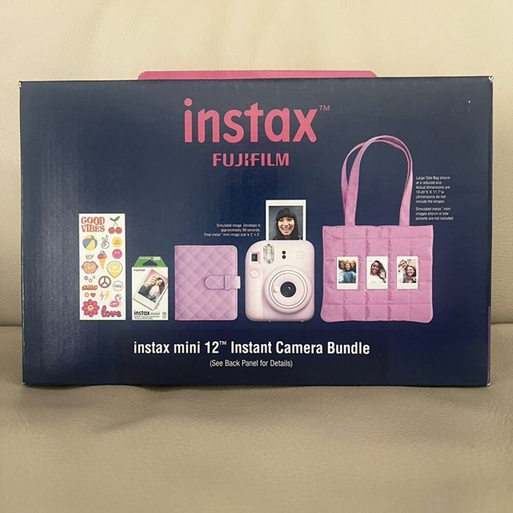 Fujifilm Instax Mini 12 Holiday Bundle Instant Camera New